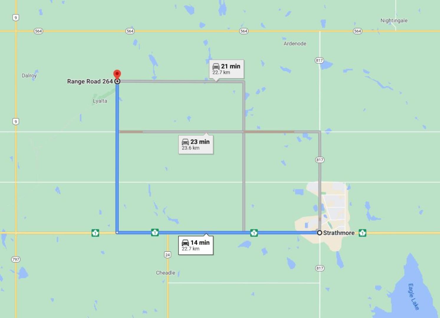 W4r26t25s16;4 Range Road 264, Rural Wheatland County, AB T0J 1Y0