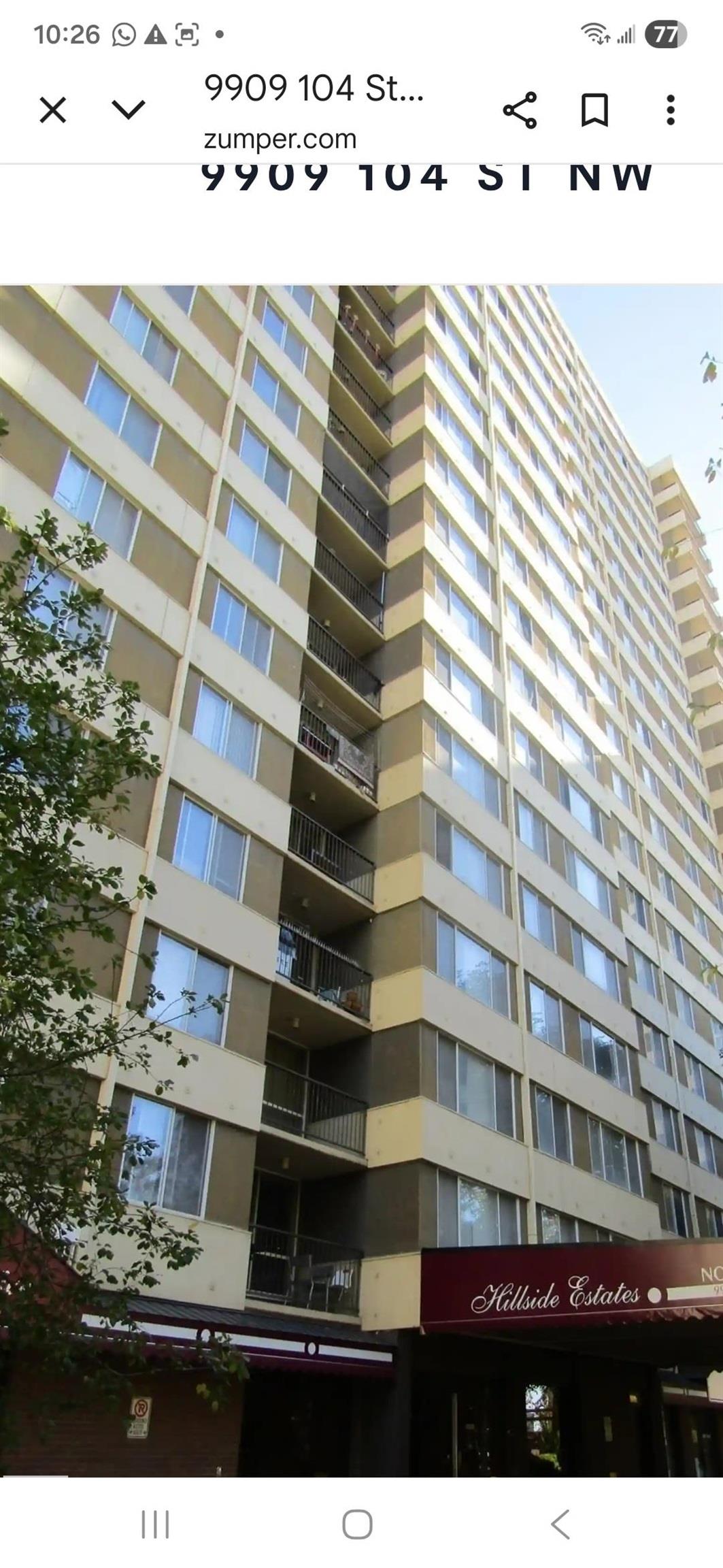 9909 104 Street Northwest #810, Edmonton, AB T5K 2G5