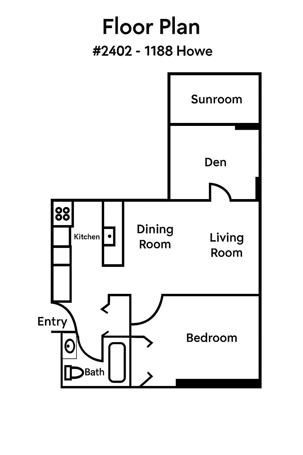 1188 Howe Street #2402, Vancouver, BC V6Z 2S8