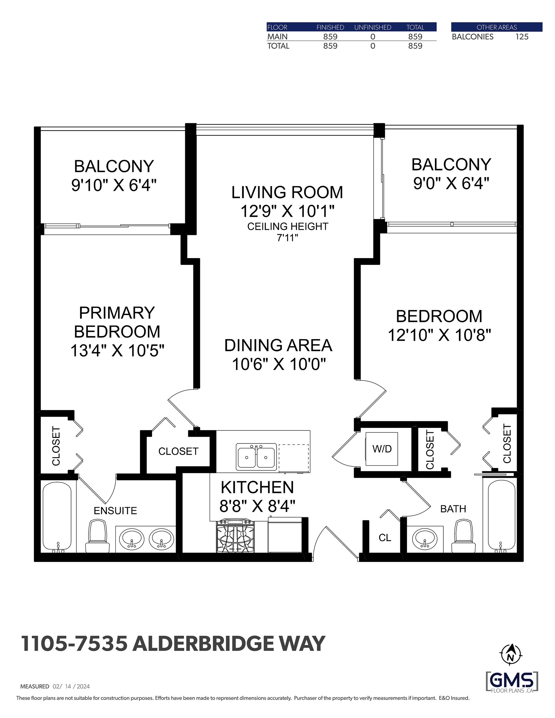 7535 Alderbridge Way #1105, Richmond, BC V6X 4L2