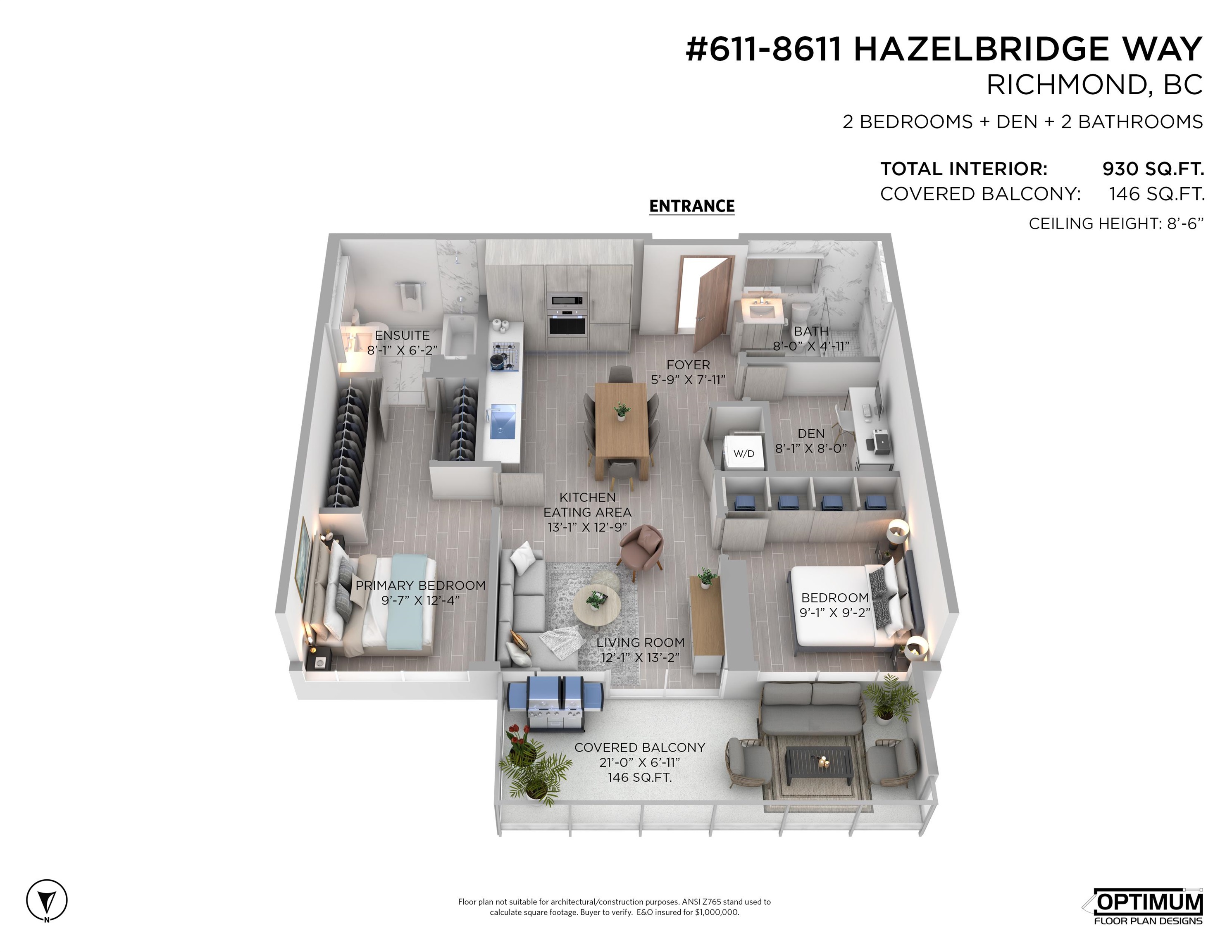 8611 Hazelbridge Wy #611, Richmond, BC V6X 0W8