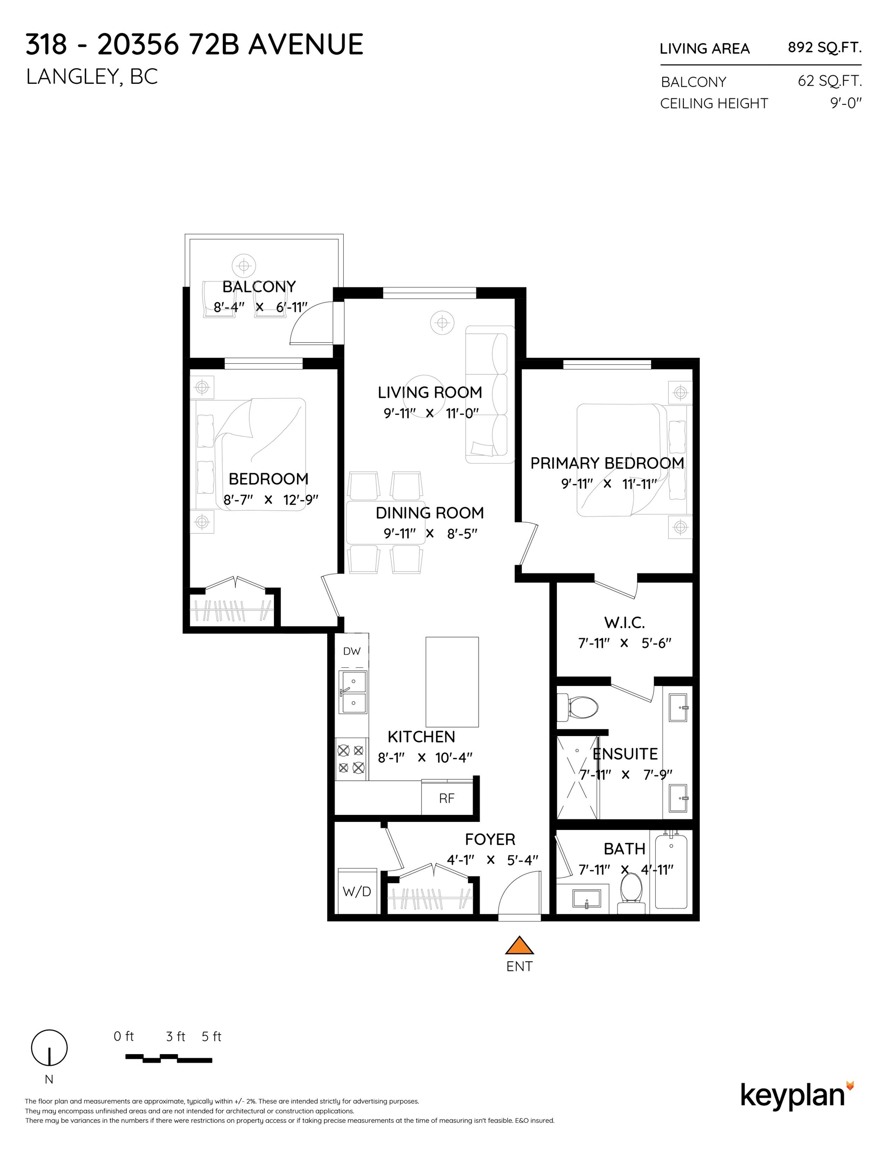 20356 72b Avenue #318, Langley, BC V2Y 4J9