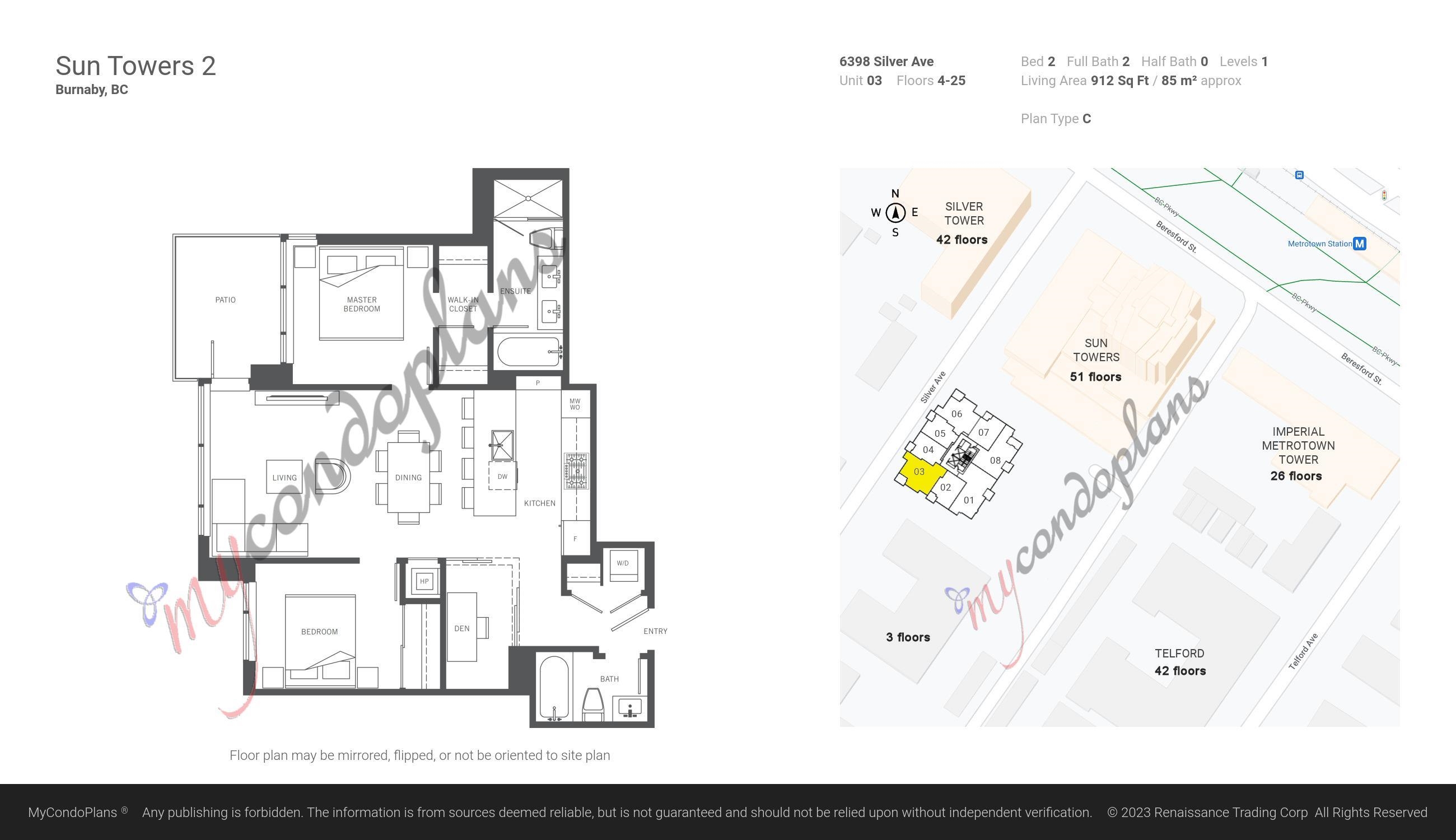 6398 Silver Avenue #703, Burnaby, BC V5H 0K7