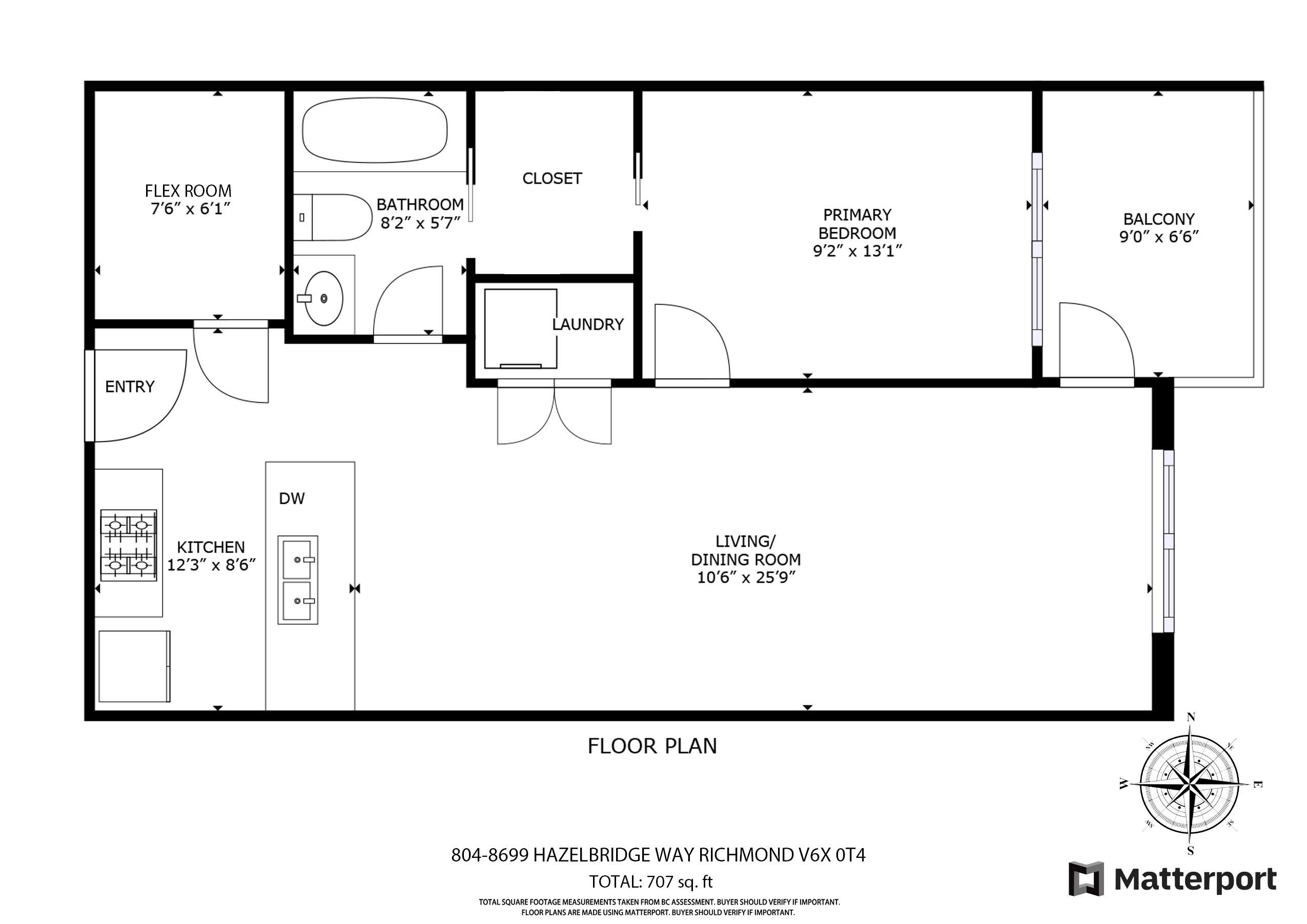 8699 Hazelbridge Way #804, Richmond, BC V6X 0T4