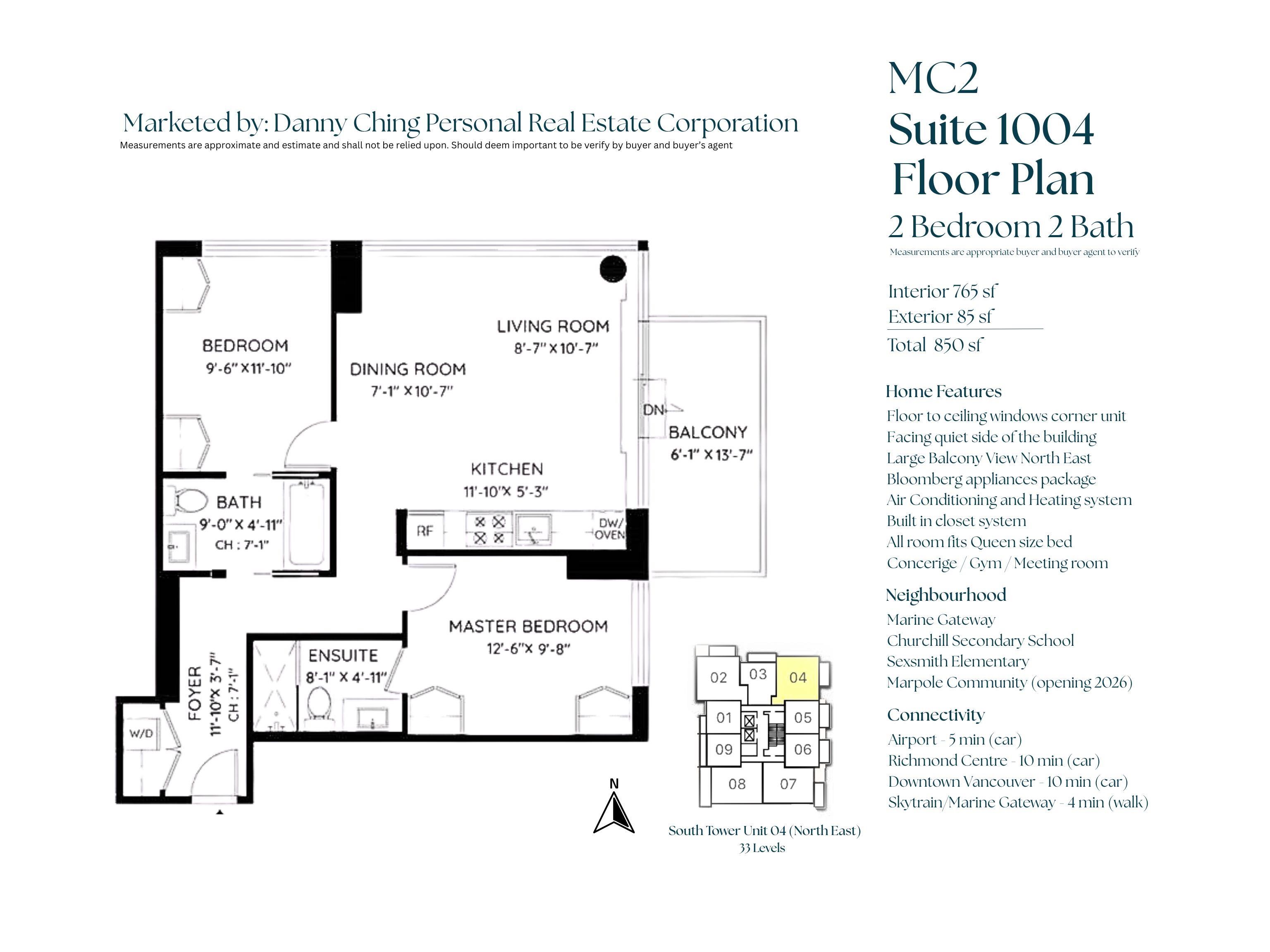 8131 Nunavut Lane #1004, Vancouver, BC V5X 0E2