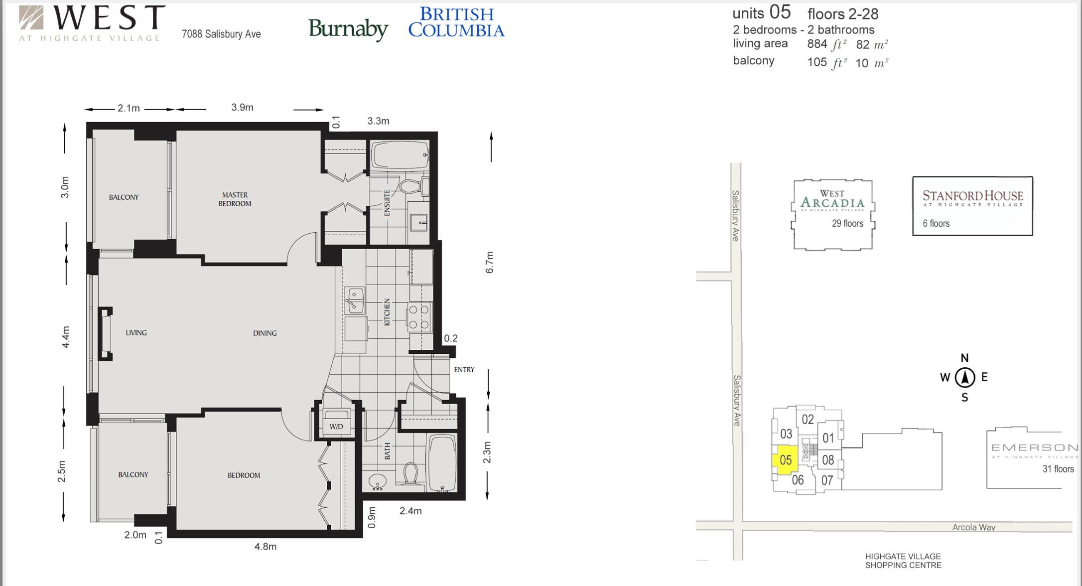 7088 Salisbury Avenue #1205, Burnaby, BC V5E 0A4