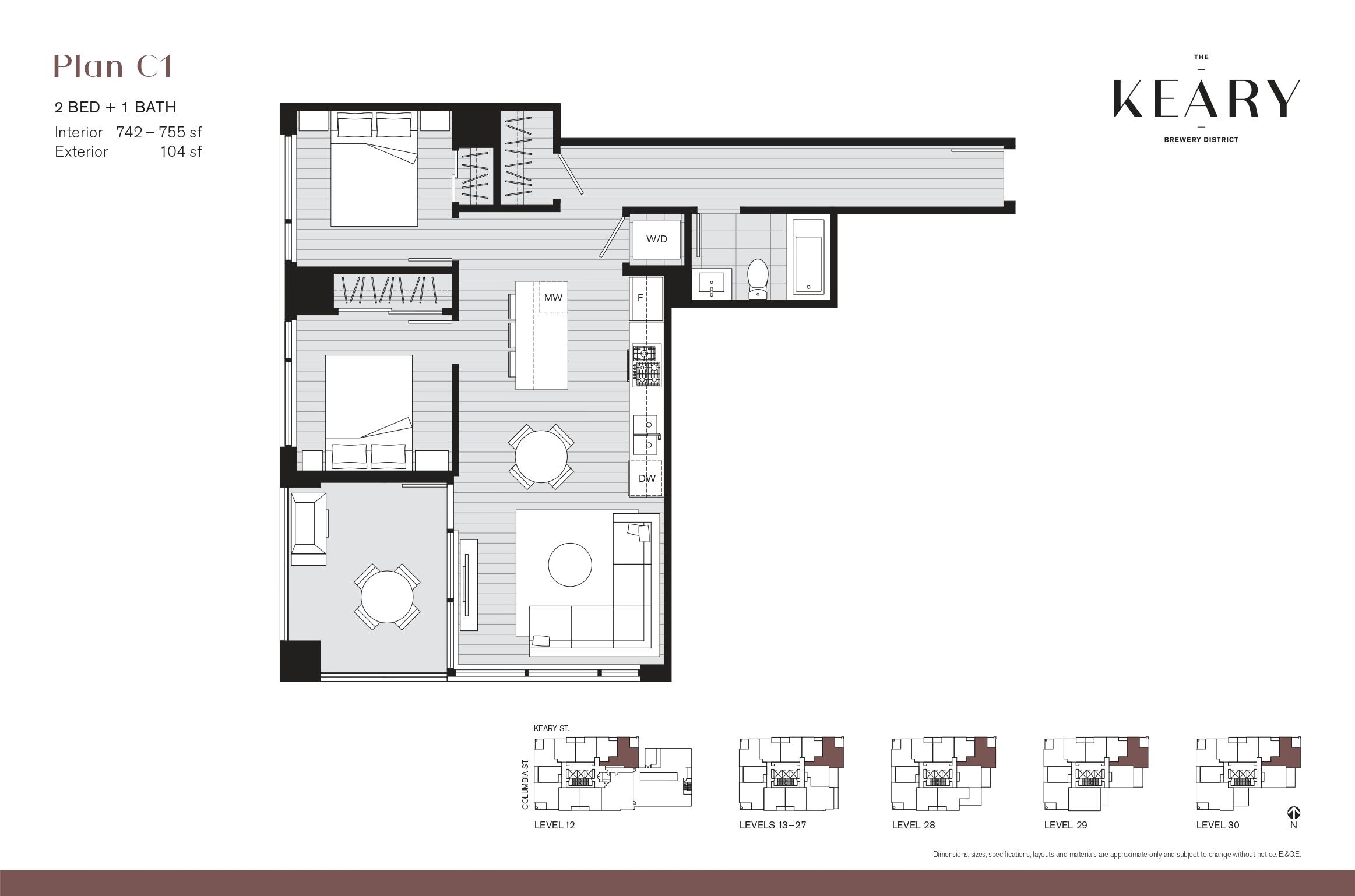 230 Keary Street #1303, New Westminster, BC V3L 0E3