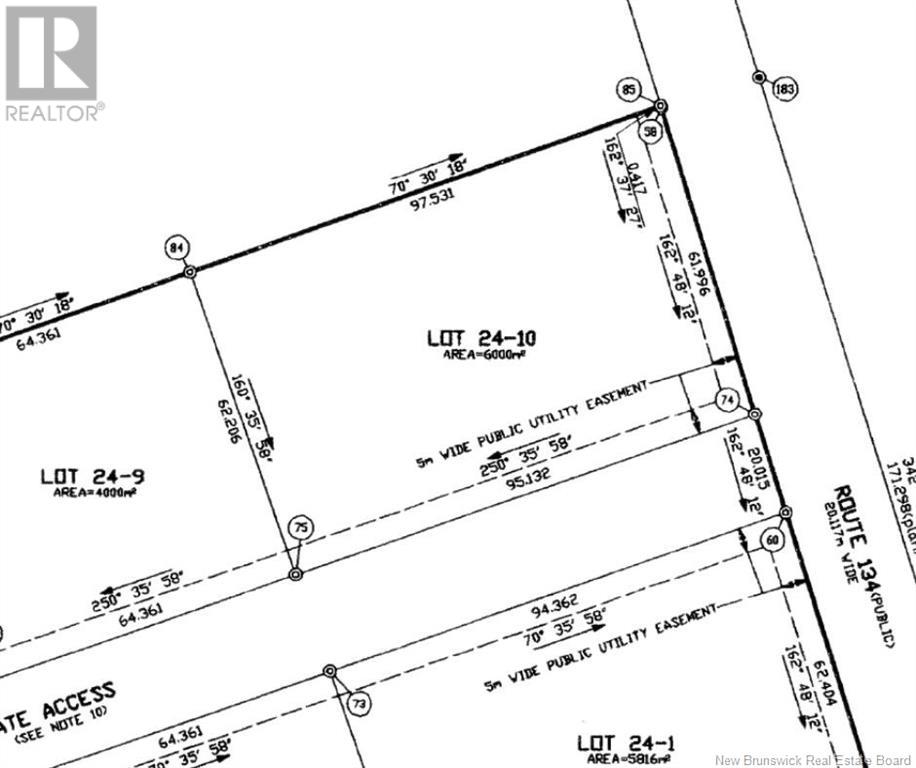 Lot 24-10 134 Route, Bouctouche, NB E4S 4A2