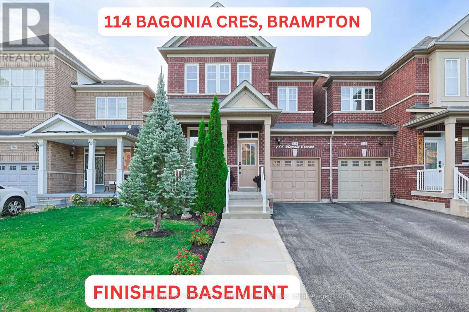 114 Begonia Cres, Brampton Northwest Sandalwood Parkway, ON L7A 0M9