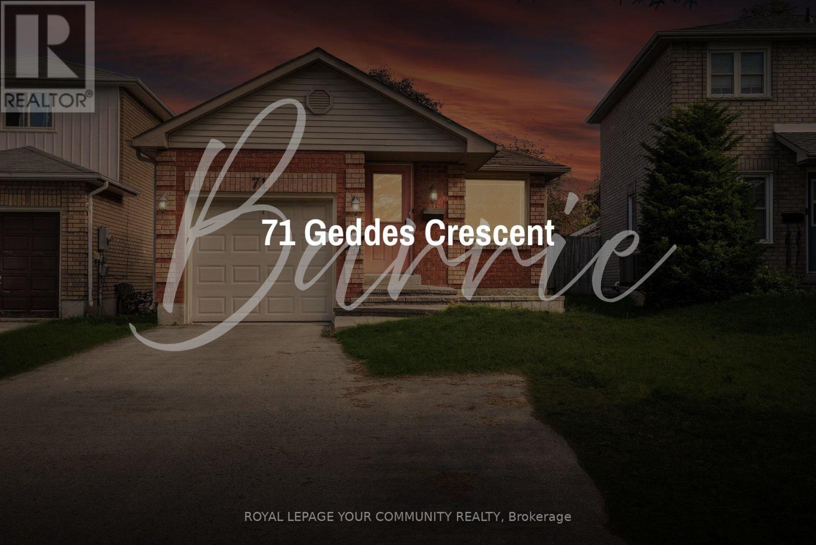 71 Geddes Cres, Barrie, ON L4N 7B1