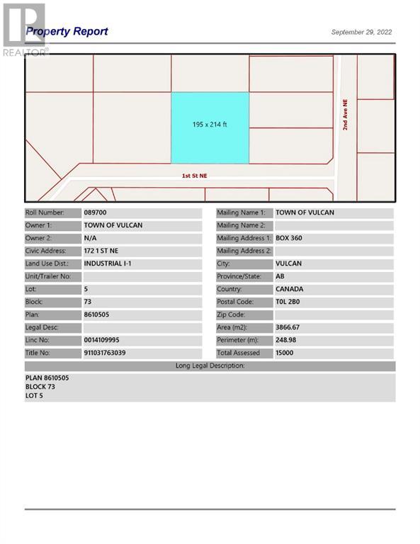 1 Street Ne Unit 172 NE #172, Vulcan, AB T0L 2B0