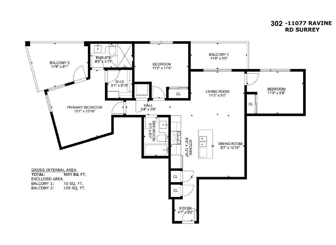 11077 Ravine Road Unit 302, Surrey, BC V3T 0R7