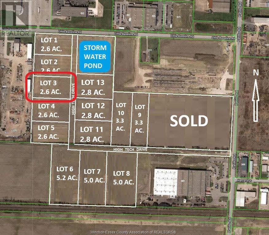 Lot 3 High Tech Drive, Lakeshore, ON N8N 2L9
