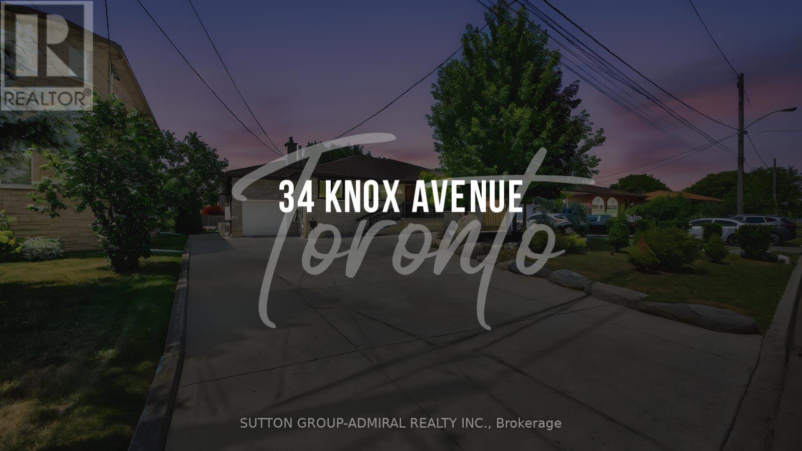 34 Knox Ave, Toronto, ON M9L 2M3