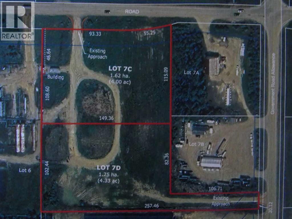 Lot 7c West Mitsue Industrial Road, Rural Lesser Slave River No. 124 M.d. Of, AB T0G 2A0