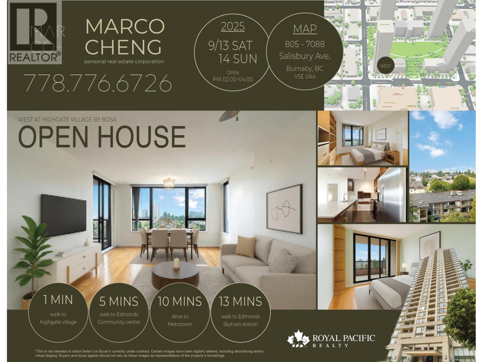 7088 Salisbury Avenue Unit 805, Burnaby, BC V5E 0A4