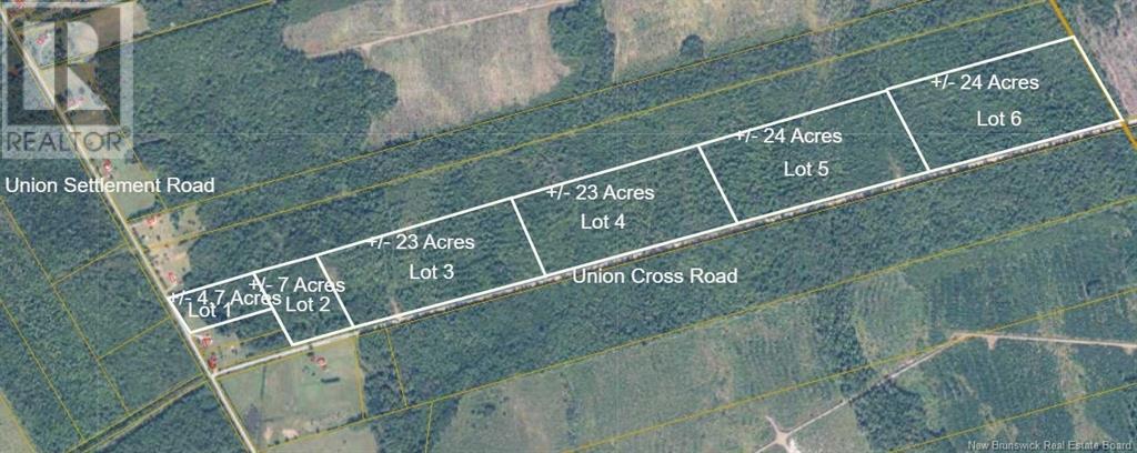 Lot 3 Union Cross Road, Union Settlement, NB E4C 2K1