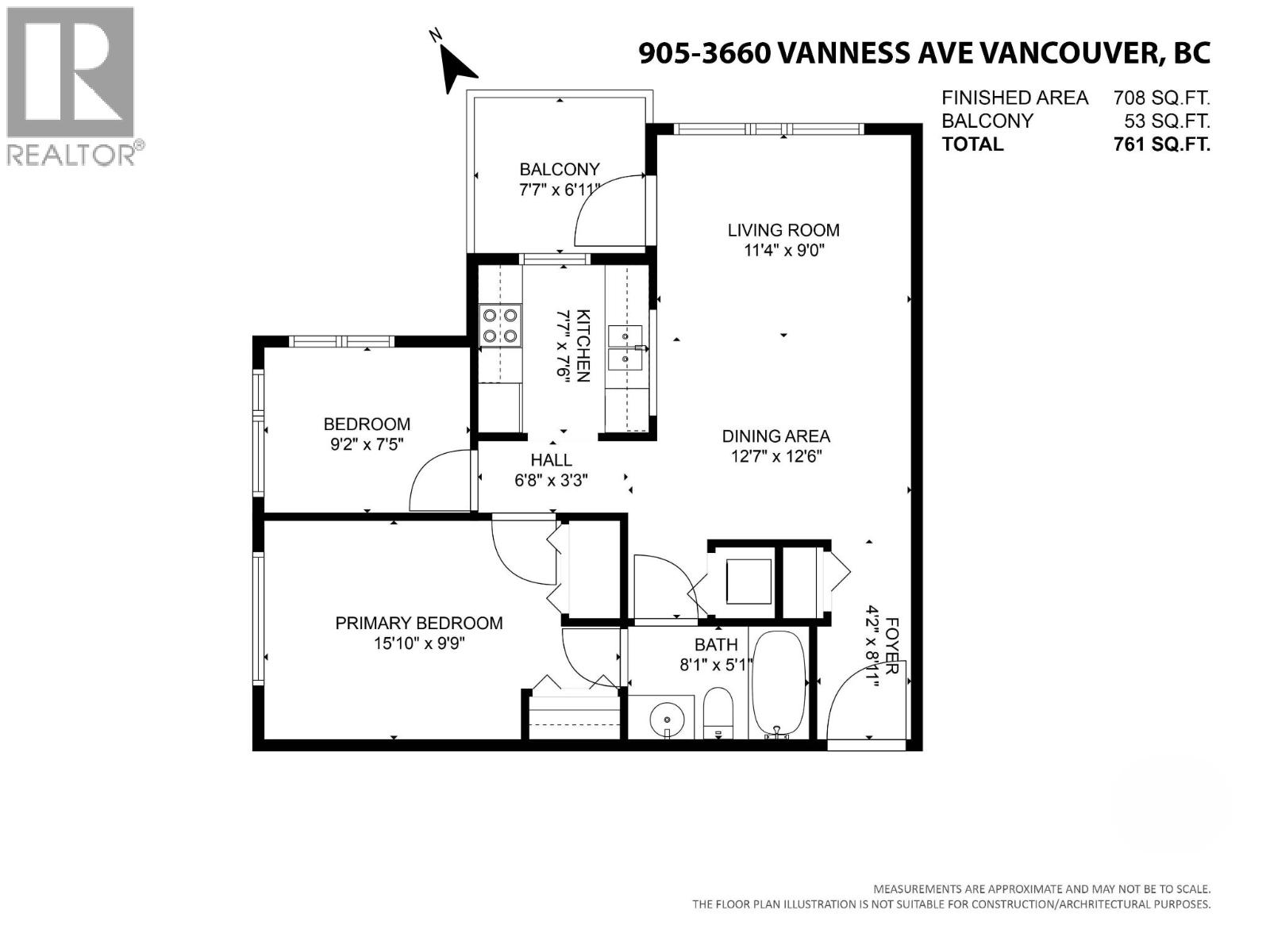 3660 Vanness Avenue Unit 905, Vancouver, BC V5R 6H8