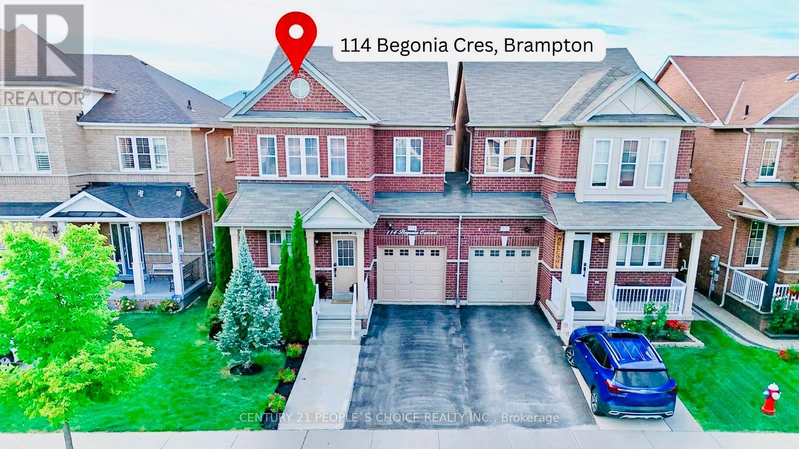 114 Begonia Cres, Brampton Northwest Sandalwood Parkway, ON L7A 0M9