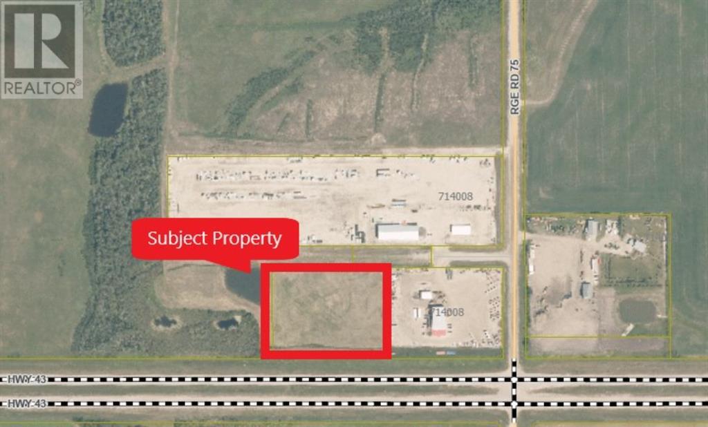 Range Road 75, Rural Grande Prairie No. 1 County Of, AB T0H 3S0
