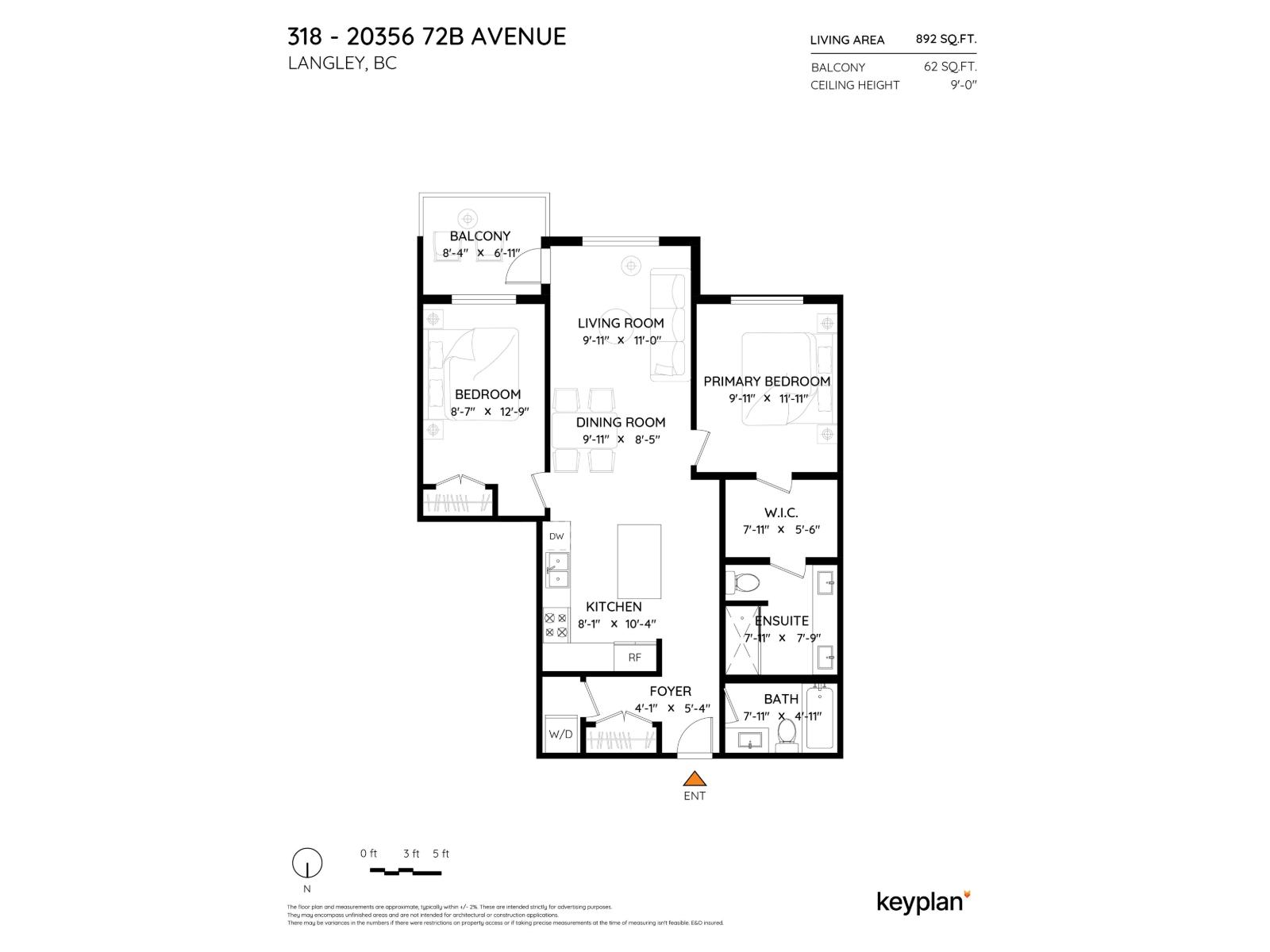 20356 72b Avenue Unit 318, Langley, BC V2Y 4J9