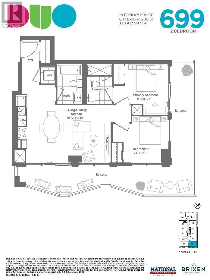 1503 260 Malta Ave, Brampton Fletcher's Creek South, ON L6Y 6L7