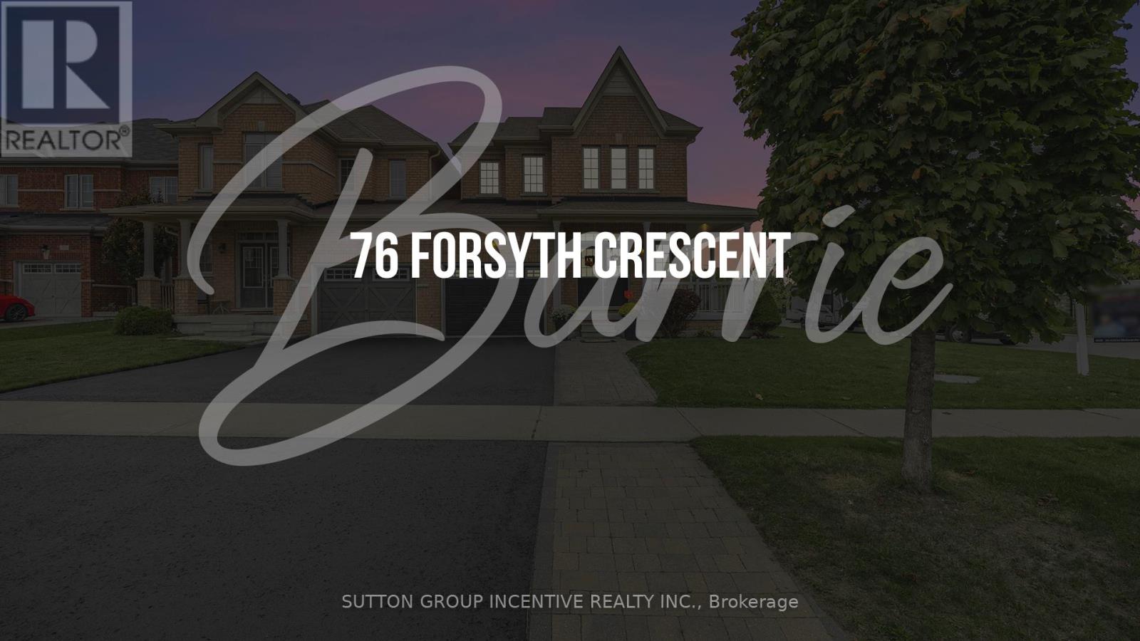 76 Forsyth Cres, Barrie, ON L4N 7H6