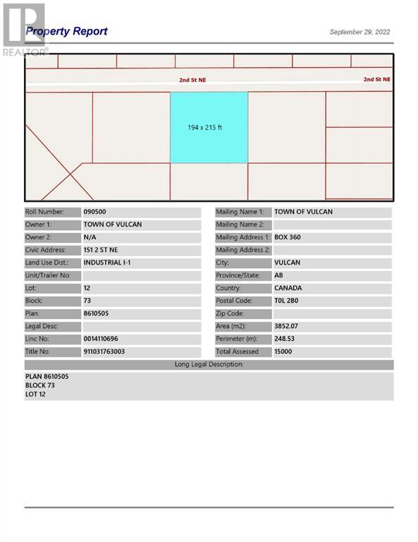 2 Street Ne Unit 151 NE #151, Vulcan, AB T0L 2B0