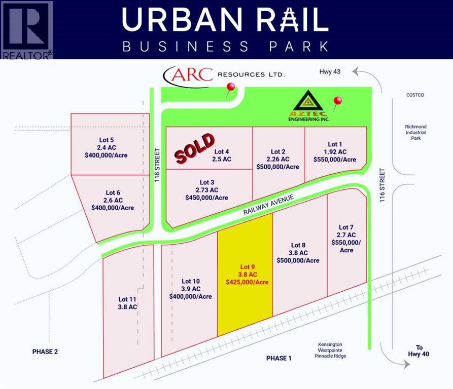 Lot 9 Railway Avenue, Grande Prairie, AB T8W 0C7