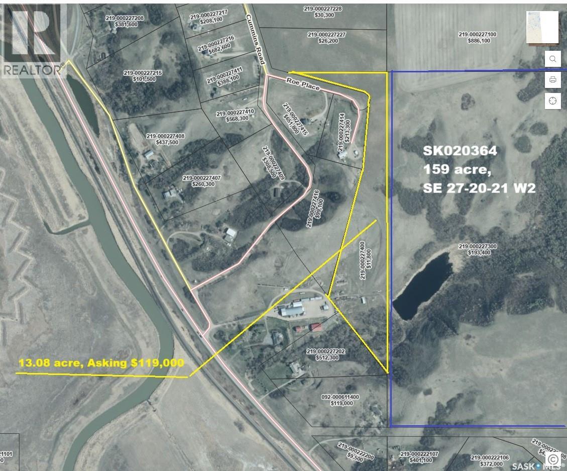 13 Acre Residential Lot Rm No 219, Craven, SK S0G 0W0