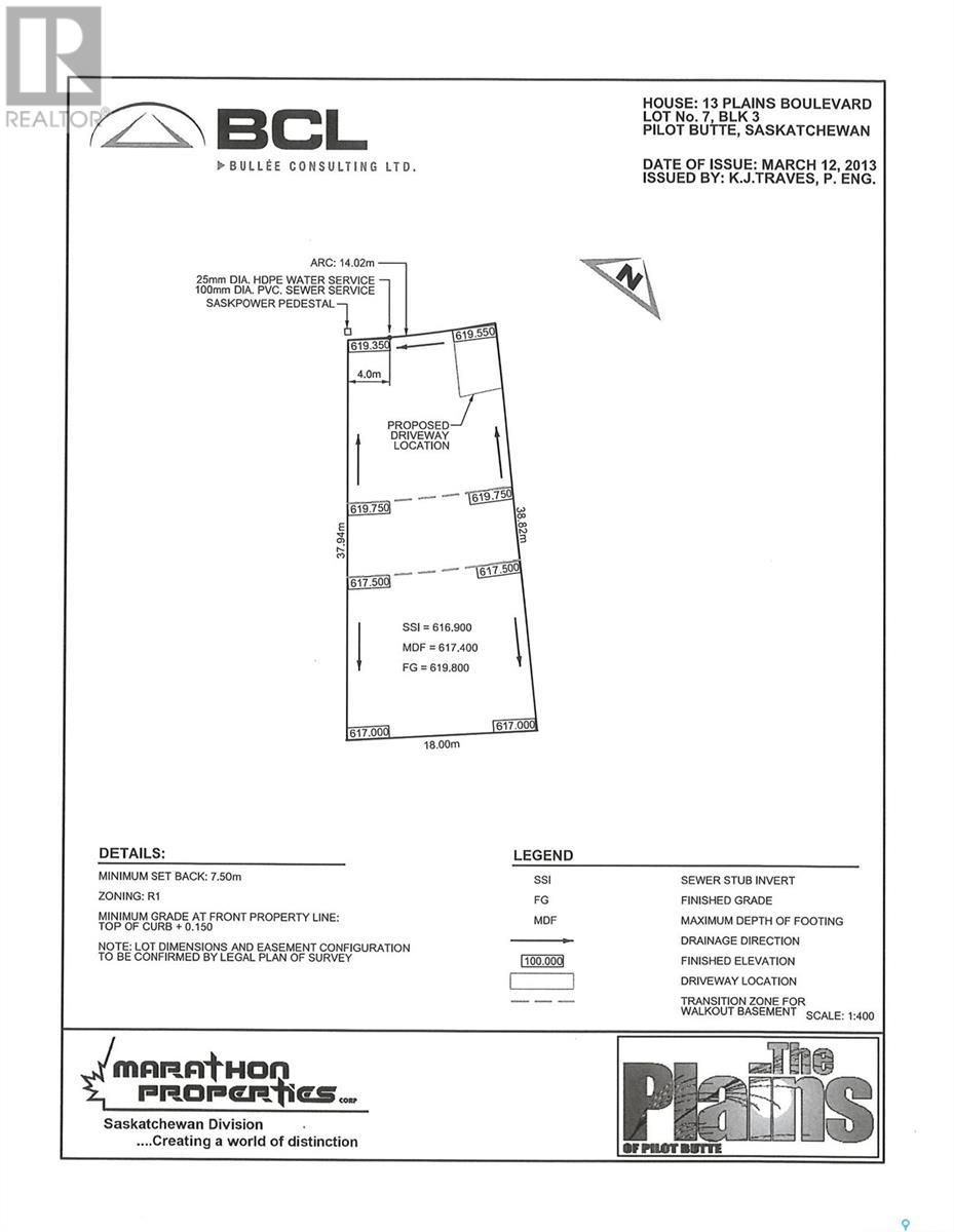 13 Plains Blvd, Pilot Butte, SK S0G 3Z0