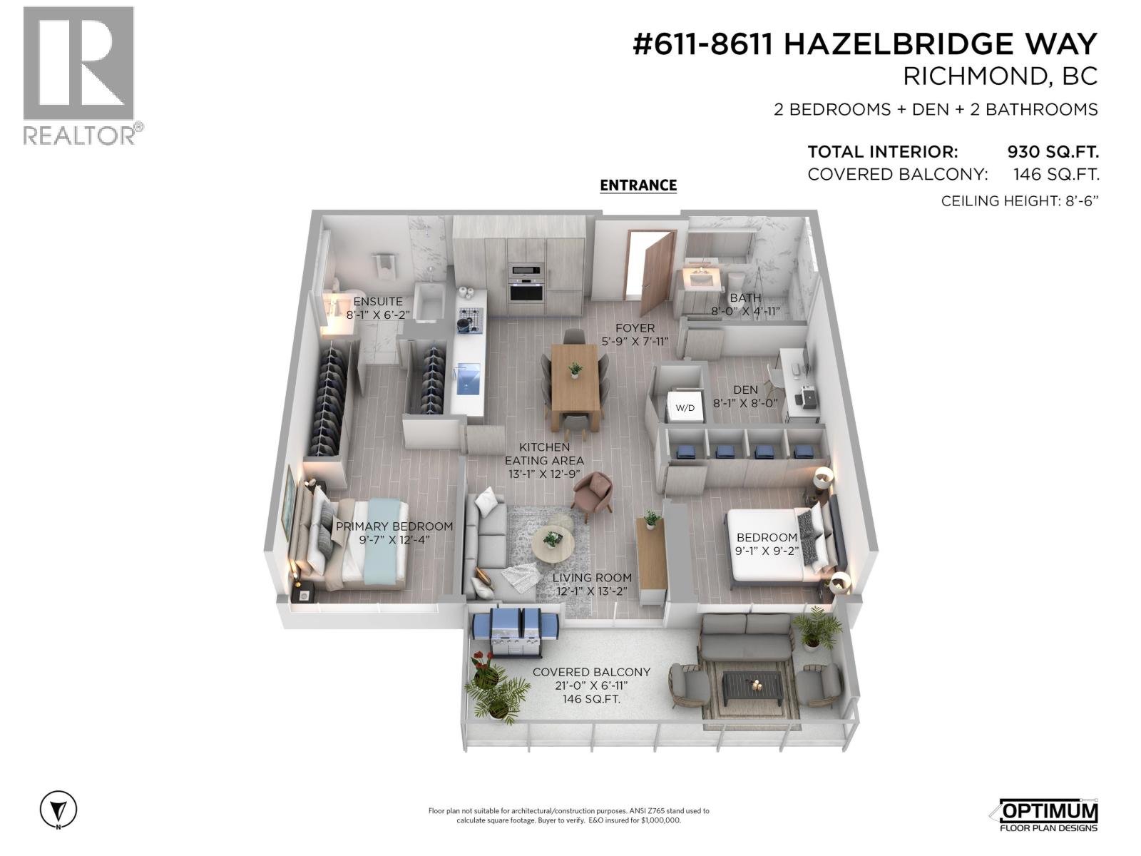 8611 Hazelbridge Way Unit 611, Richmond, BC V6X 0W8