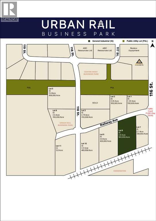 Lot 8 Railway Avenue, Grande Prairie, AB T8W 0C7