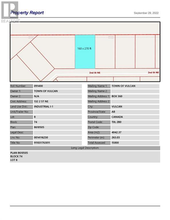 2 Street Ne Unit 132 NE #132, Vulcan, AB T0L 2B0