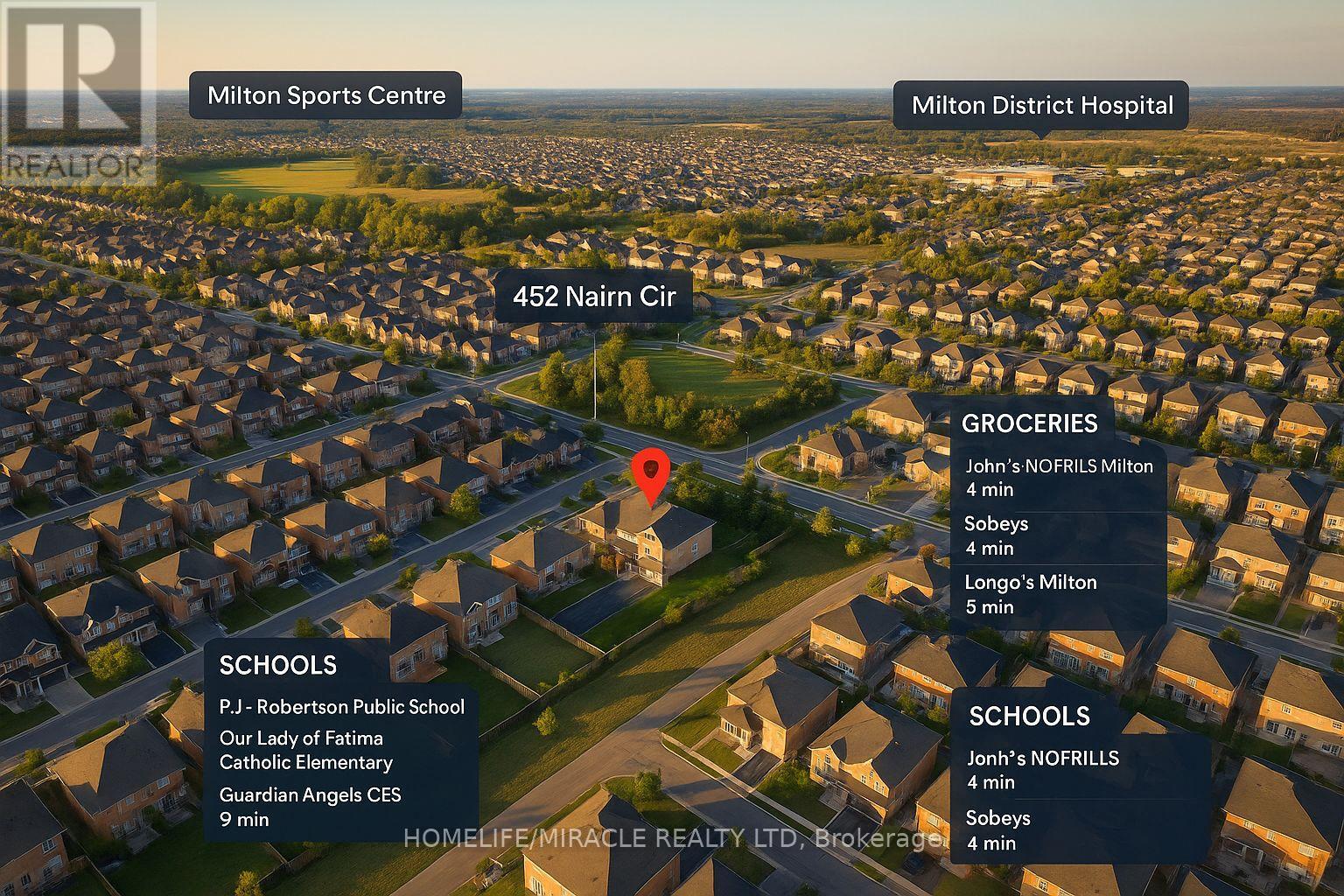 452 Nairn Cir, Milton, ON L9T 8A6